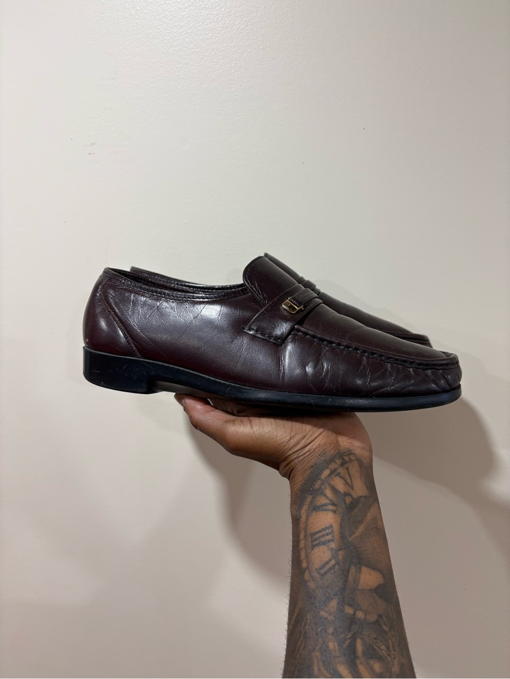 Vintage Florsheim Leather Penny Loafers